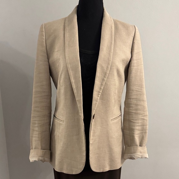 J. Crew Classic Beige Blazer - Picture 4 of 7
